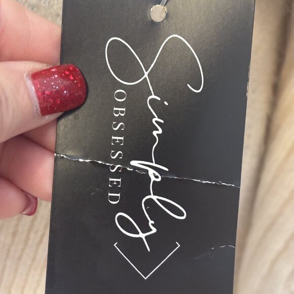 POL Bohemian Style American Flag-Inspired Pullover Hoodie Sweater Size M - Picture 11 of 12